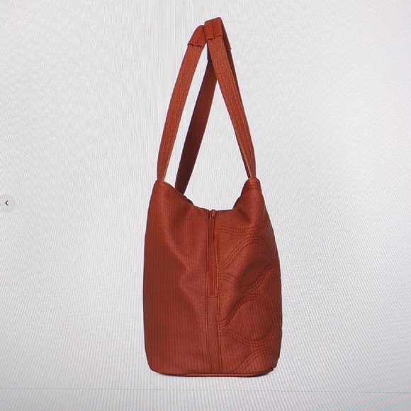 Lug Tempo Matte Luxe VL Large Tote Bag - Copper - NWT - Picture 5 of 16